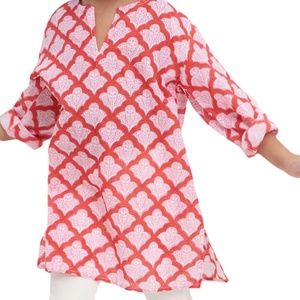 ROBERTA ROLLER RABBIT COTTON BEACH TUNIC